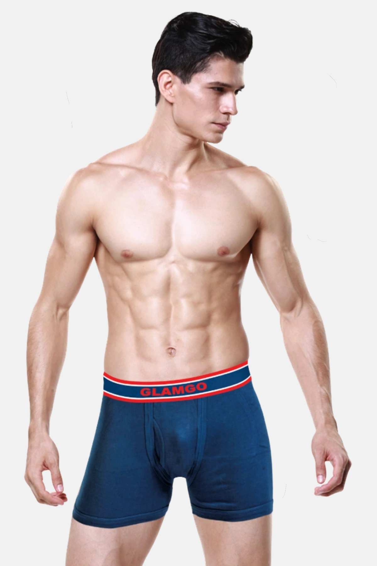 Glamgo Men's Breathable Long Trunk Underwear